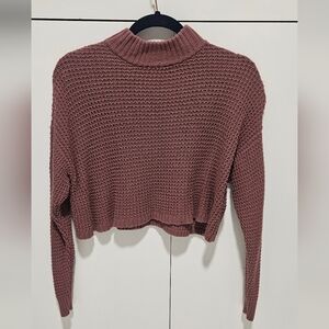 Hollister Women's Cowl Neck Sweater - Dusty Rose